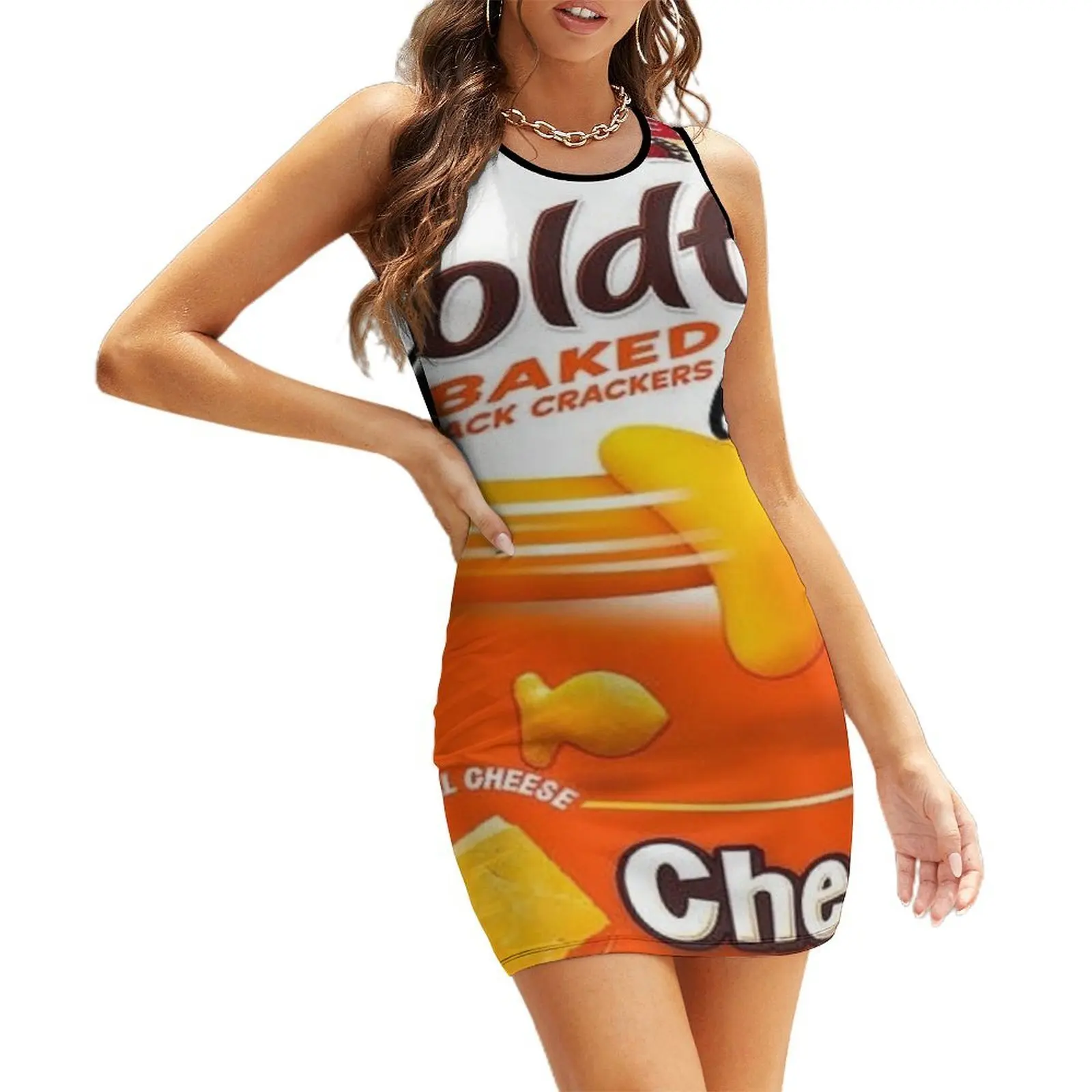 

Goldfish Sleeveless Sundress dresses for womens ceremony dresses wedding dresses for woman