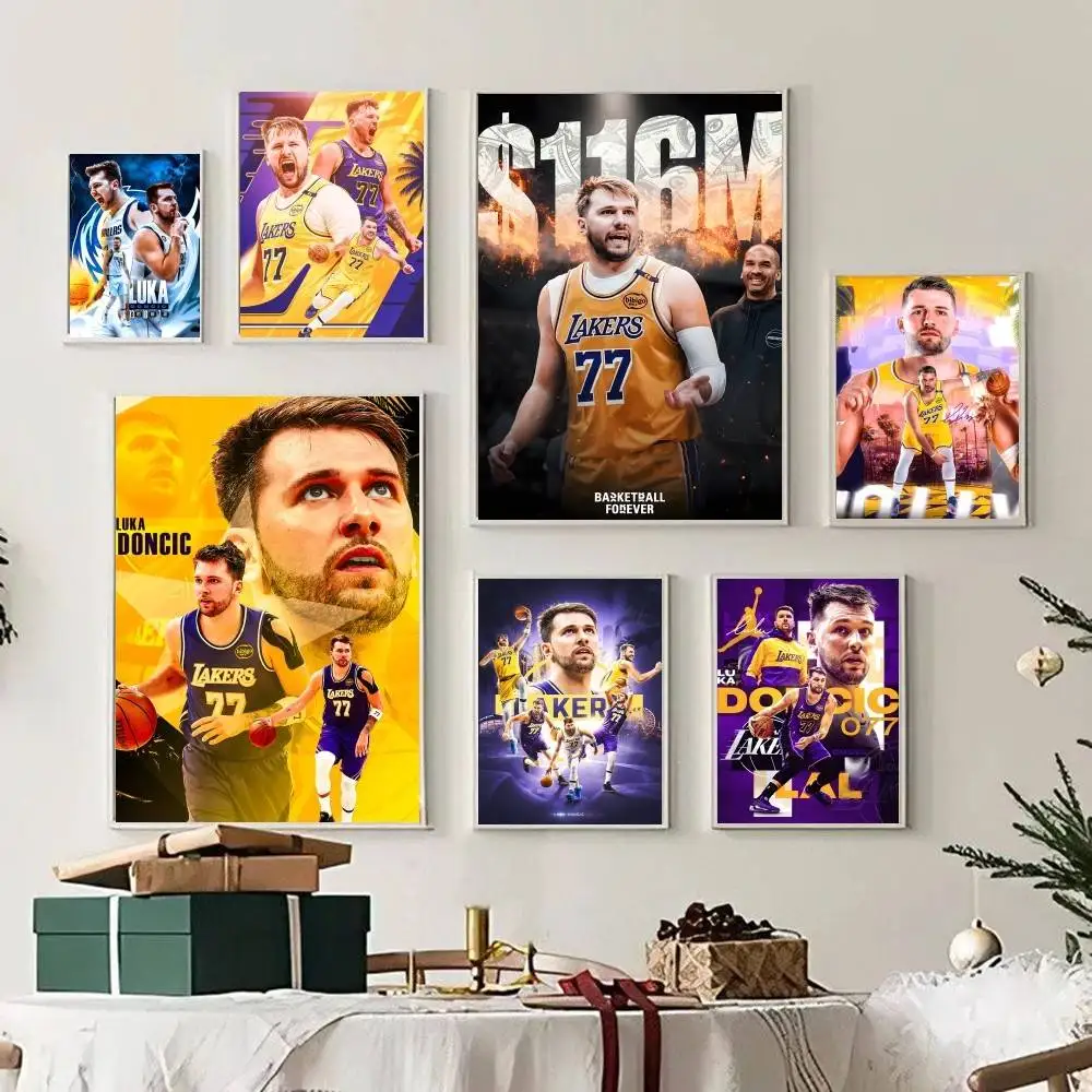 Famous Basketball Star L-Luka Doncic Classic Movie Posters HD Quality Poster Wall Art Painting Study Nordic Home Decor