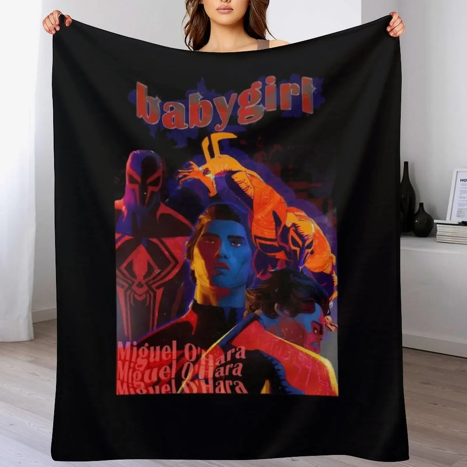 

Miguel O'Hara Ba Throw Blanket Luxury Designers Sofa Quilt Decorative Beds Blankets