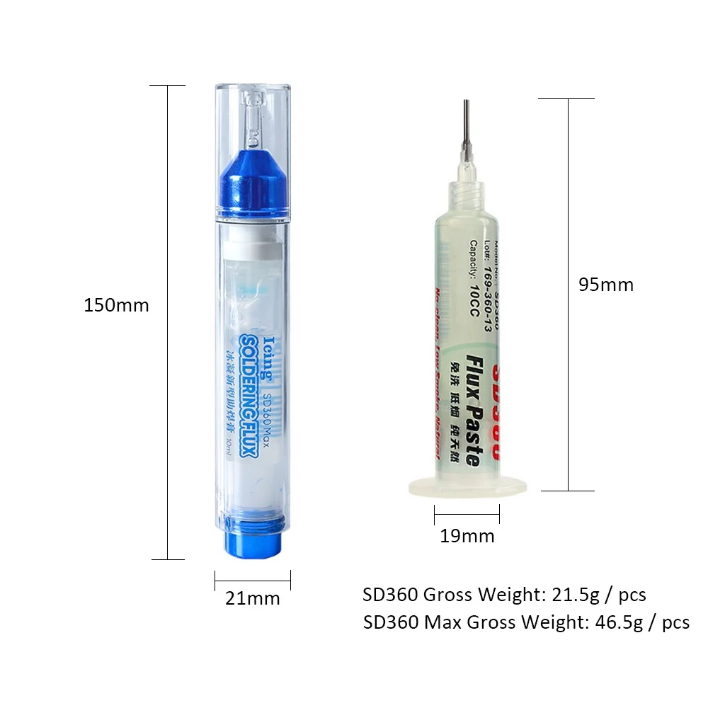 MECHANIC Solder Paste 10CC Icing No-Clean Welding Advanced Transparent Oil Flux Booster For PCB SMD BGA SMT Soldering Repair