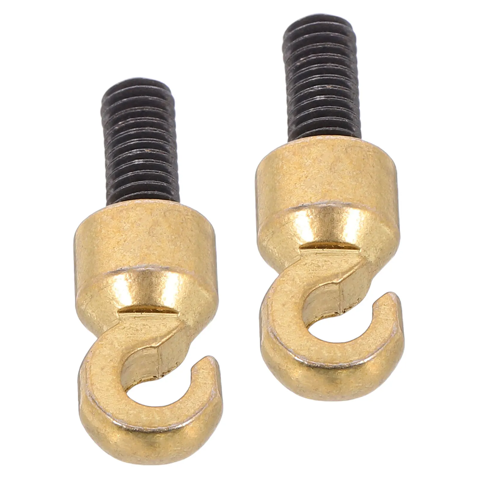 

2Pcs Grandfather Clock Weight Shell Hook Vintage M5 Thread Replacement Repair Pendulum Clock Parts Accessories