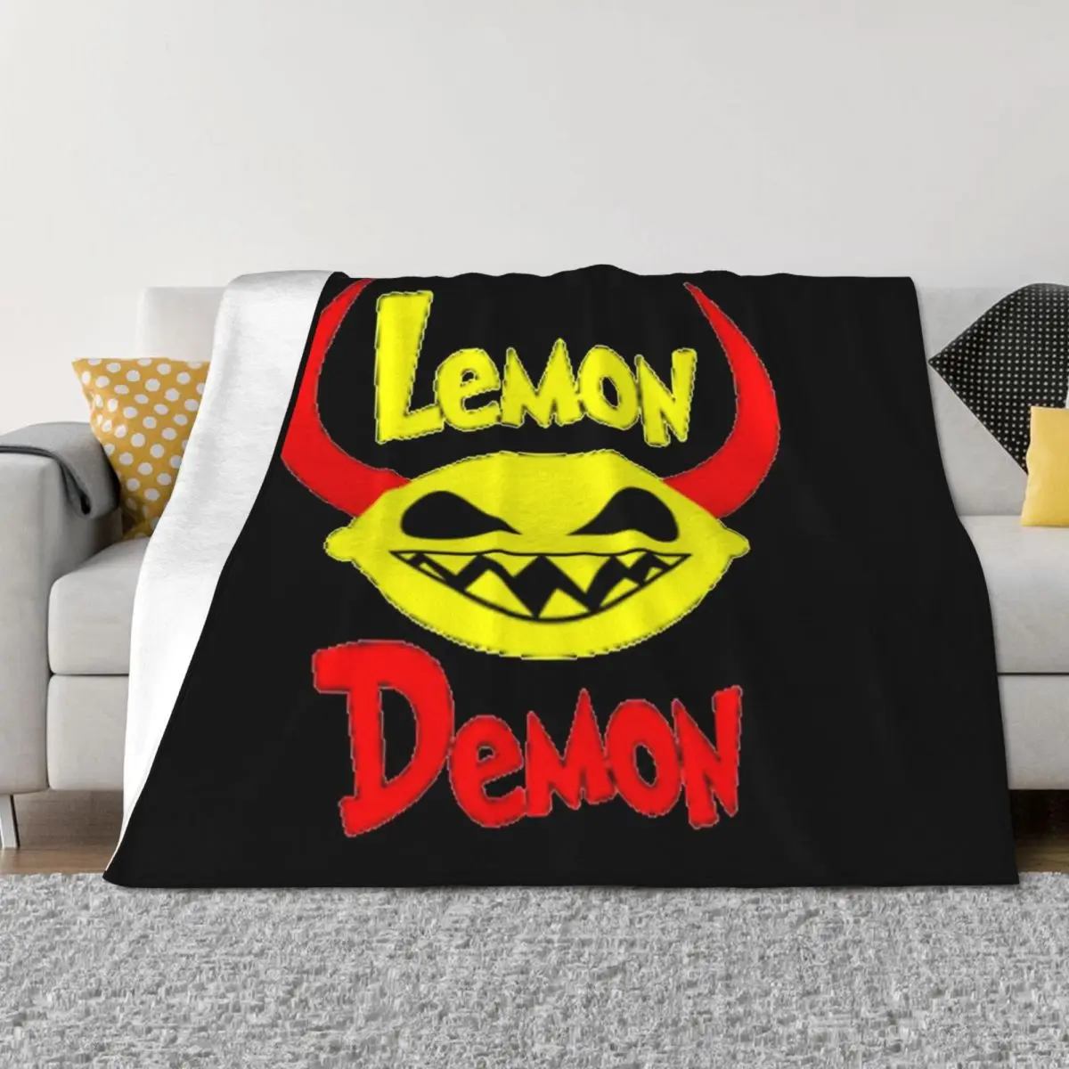

LEMON DEMON Throw Blanket For Baby Blankets For Bed Furry Luxury Throw Blankets