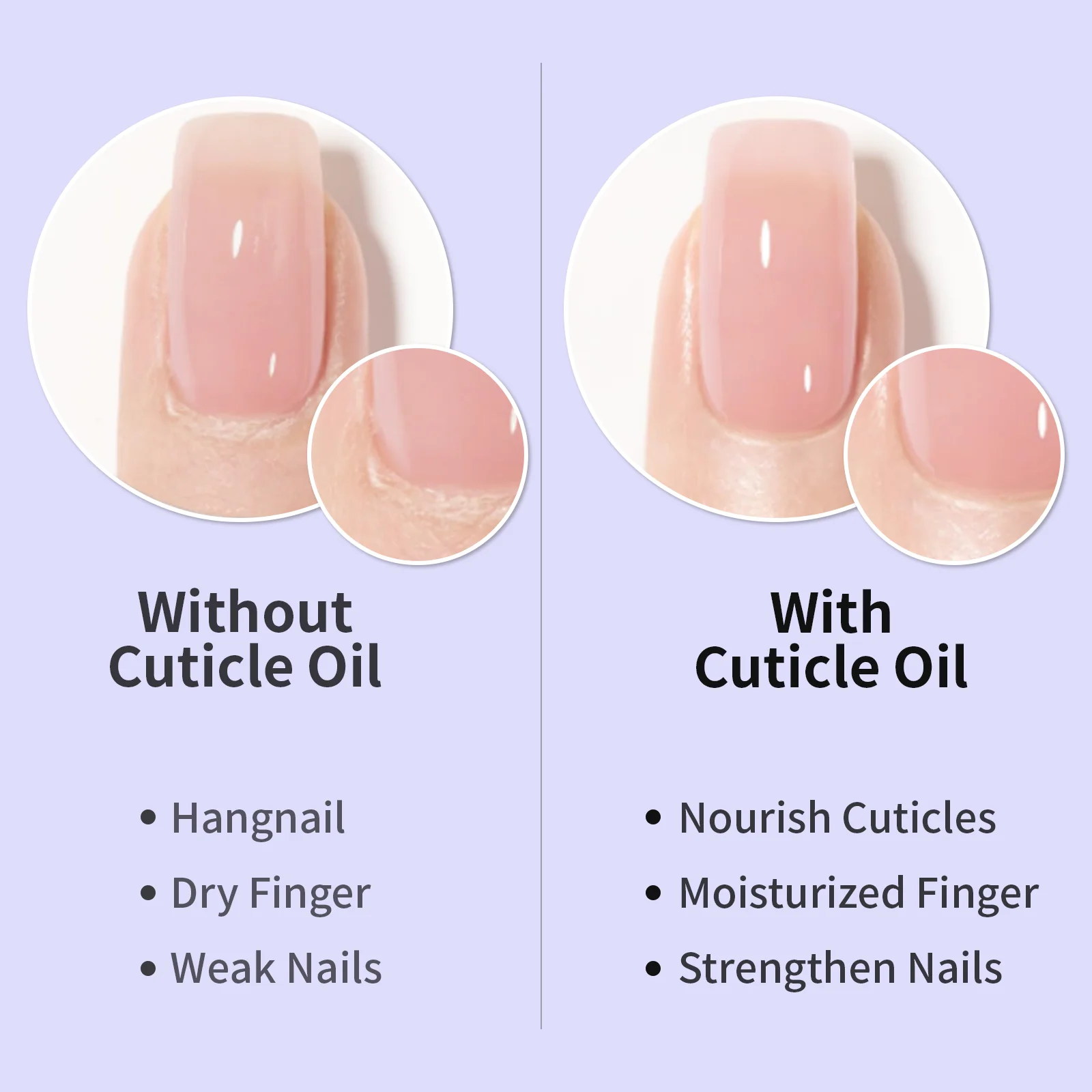 Stylo de soin renforcement des ongles 4 ml, formule naturelle YILEST avec huiles végétales pour hydrater et protéger, favorise les ongles sains et brillants
