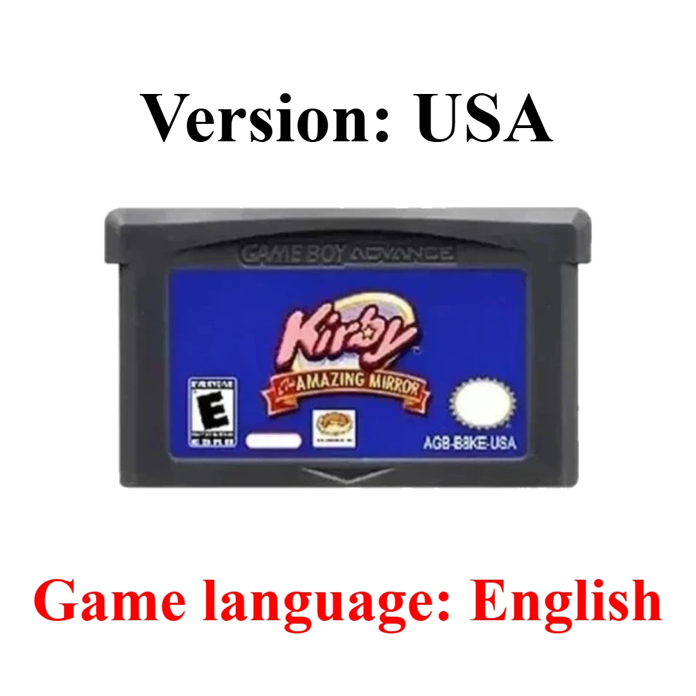 GBA Englische Spielkassette Final Fantasy Advance Wars Metroid Kirby Golden Sun Doom of Fire für GBA SP Spiel Klassische Spielkarte – Detail 5