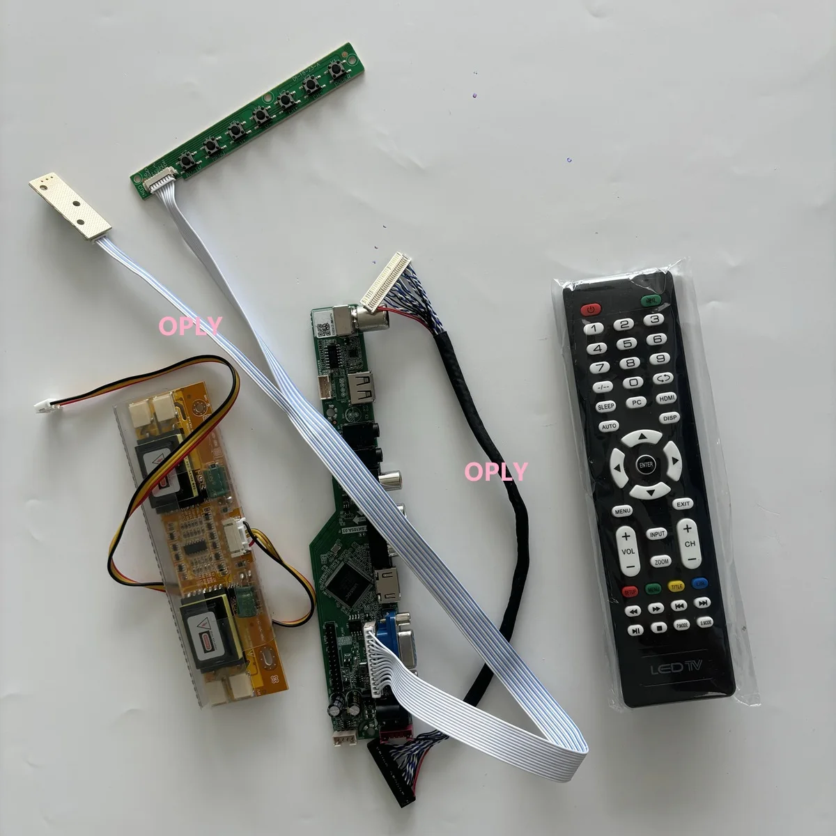 

Комплект платы контроллера ТВ AV для M236H1-L01 M236H1-L07 M236H1 1920x1080 23,6-дюймовая панель HDMI-совместимая VGA RF аудио ЖК-дисплей 4 лампы