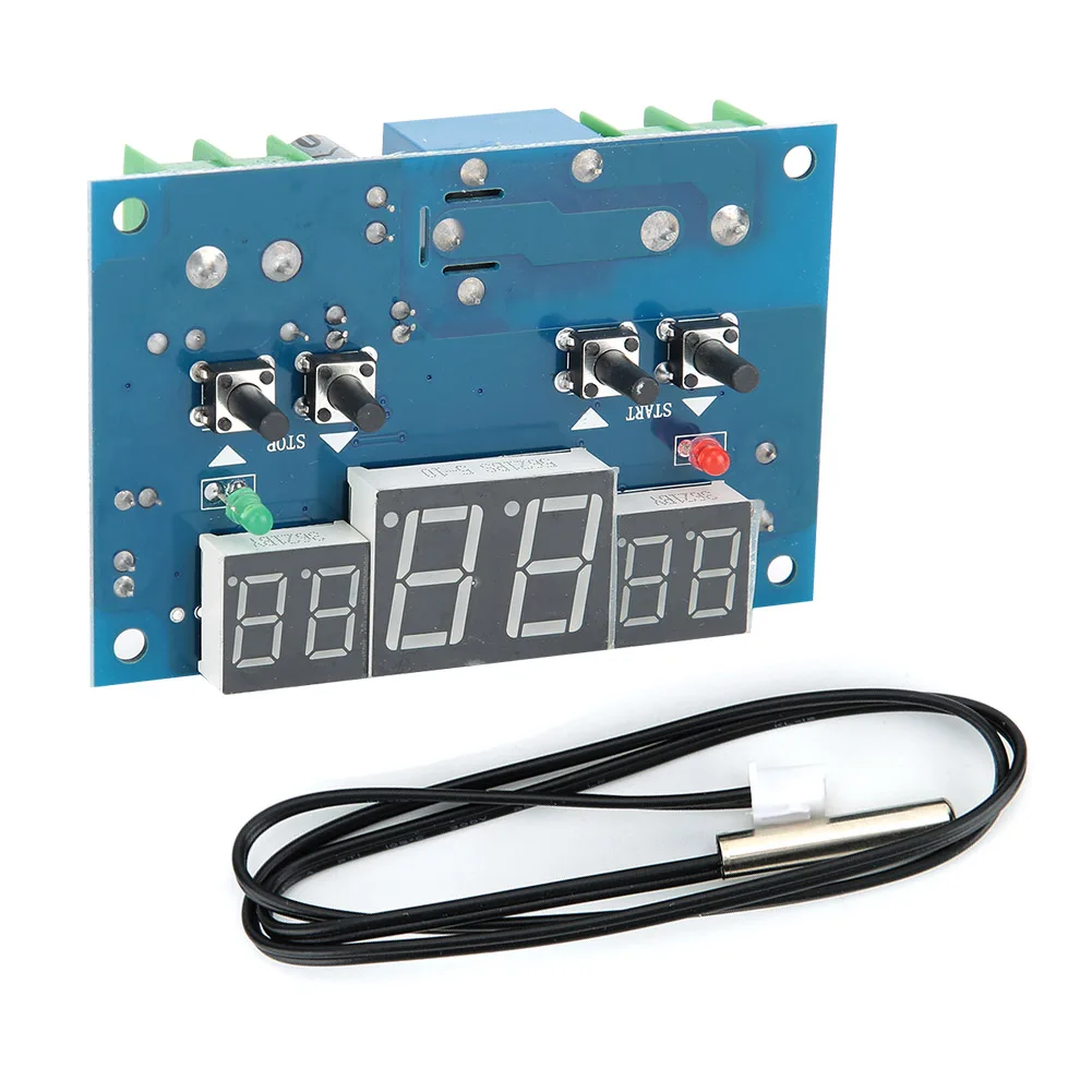 Three Screen Display Digital Temperature Controller High Sensitivity Sensor Robust Switches Precise Threshold Settings