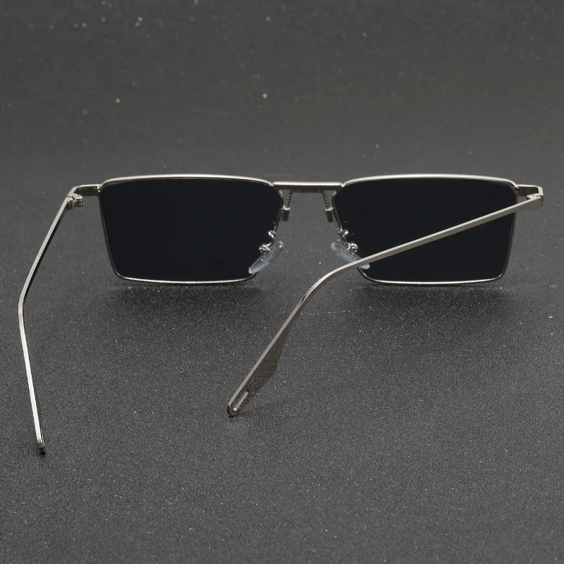 Einfache, modische, trendige Herrenbrille im europäischen und amerikanischen Retro-Hongkong-Trendstil, geeignet für Männer und Frauen – Detail 2