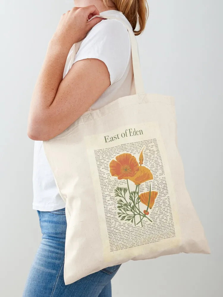 

East of Eden Tote Bag personalized tote Women's handbag Women's bags shopping cart bags