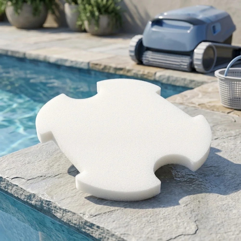 White WYBOT A1 Filter Sponge Debris Filter Sponge Set Cotton Foam Filters Pool Robot Replacement Part