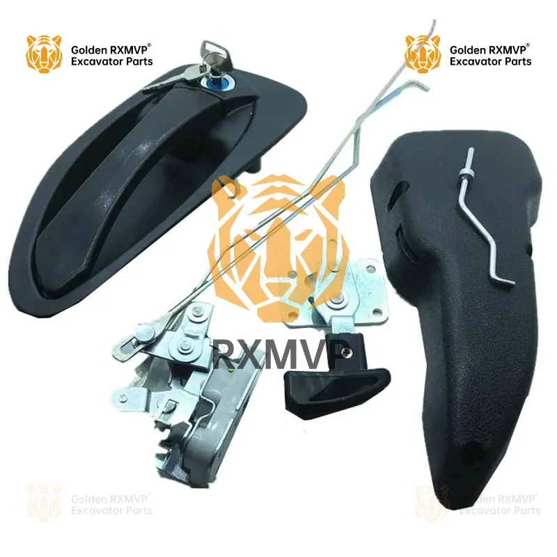 Excavator Accessories Cab door locks lock block / inside and outside handles for HYUNDAI R150-9