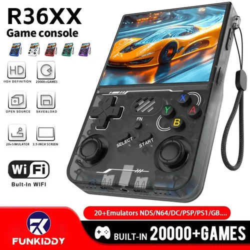 Nueva Consola De Juegos Funkiddy Arkos R36Xx Con Sistema