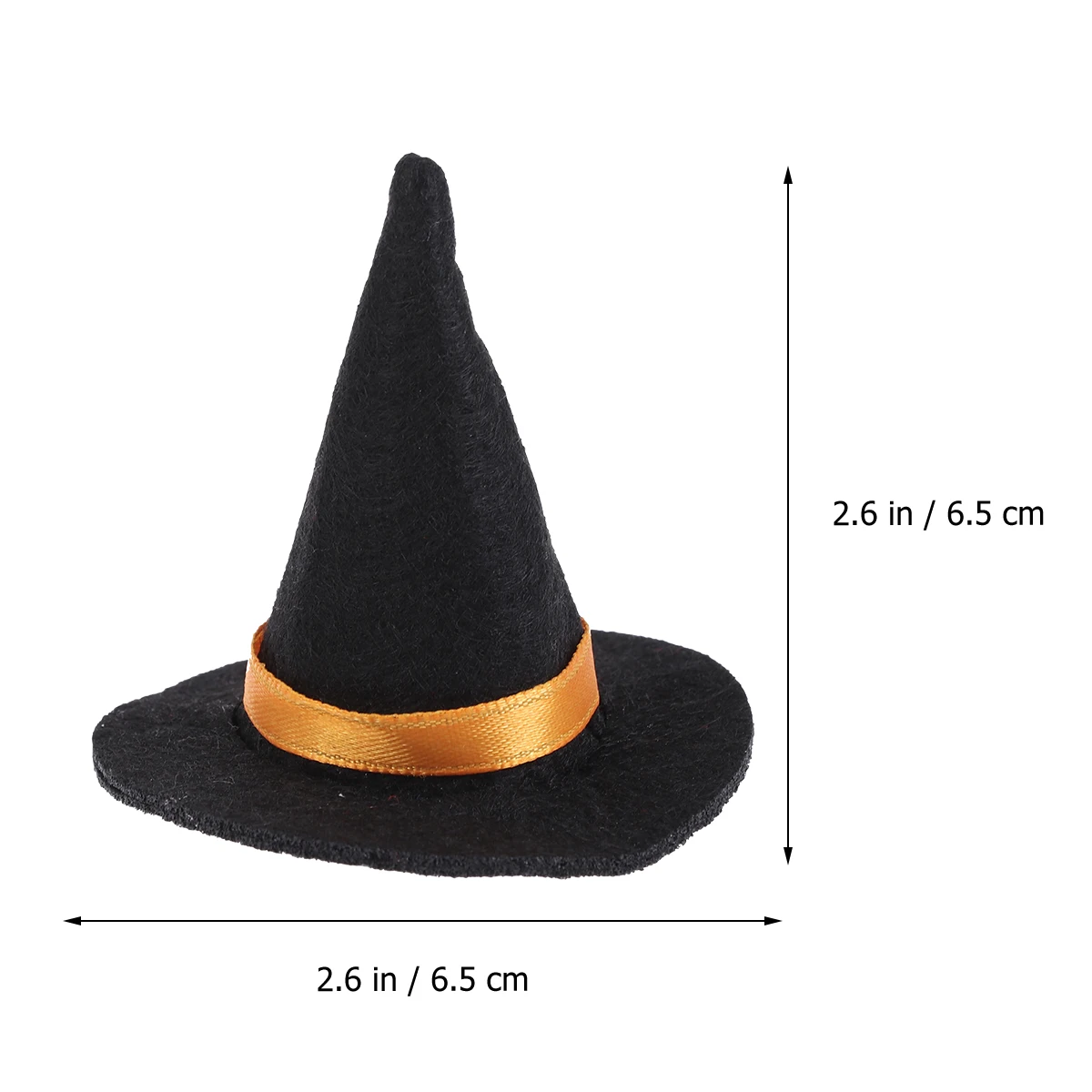 

12pcs Hats Felt Halloween Decor Bottle Covers DIY Crafts Party Accessories Holiday Gift for Family