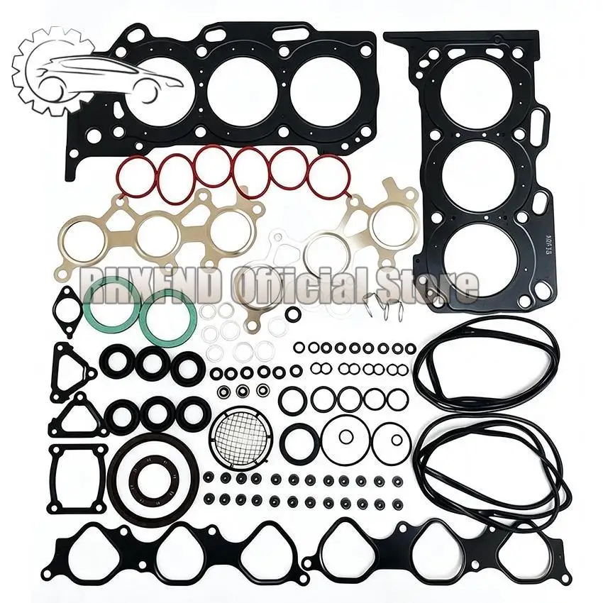 3GR-FE Engine Overhaul Gasket Kit 04111-31560 For Toyota Crown GRS182 GRS202 ForLexus IS250/C 300 GS30 GRS19 URS190 UZS190 3.0L