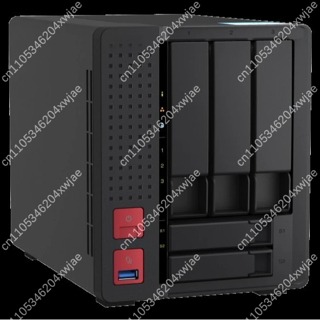 Solución de almacenamiento de datos multibahído de diseño portátil de almacenamiento conectado en red compacta TS-564-8G