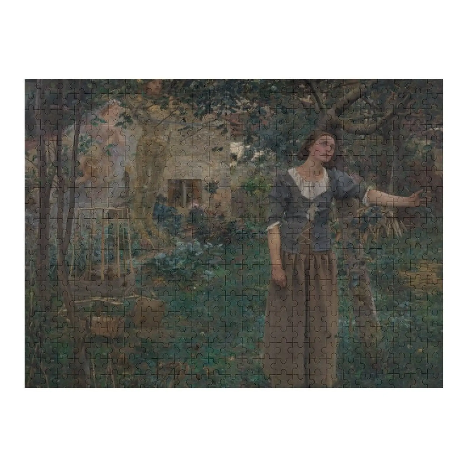 

Jules Bastien-Lepage .Joan of Arc, 1879. Jigsaw Puzzle Animal Name Wooden Toy Puzzle