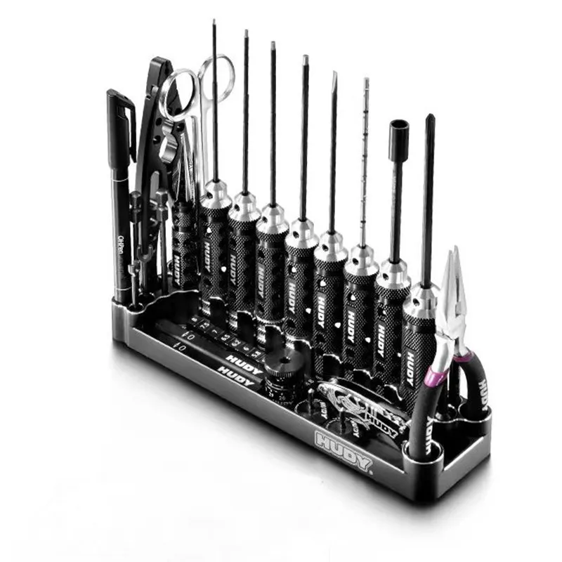 CNC aluminum tool holder for RC remote control car 199060 screw batch/pliers/scissors/forceps storage rack