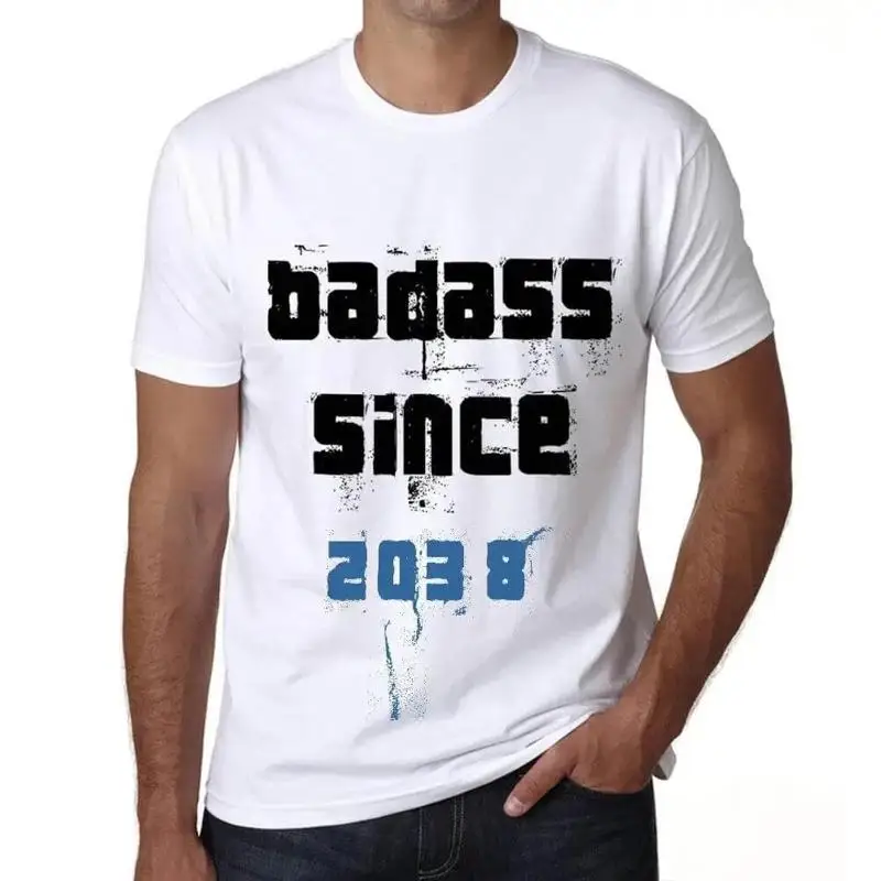 

Мужская футболка Badass с 2038, экологически чистая, ограниченная серия