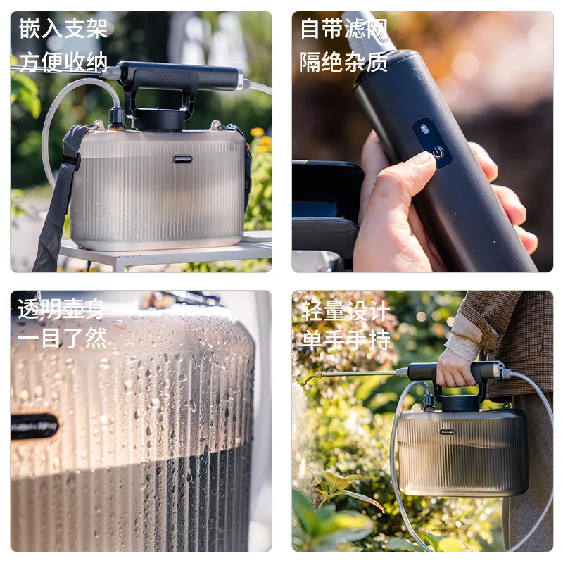 Rechargeable Pressure Sprayer, Lithium Electric Spraying Tool for Agricultural Use, Home Disinfection and Flower Irrigation