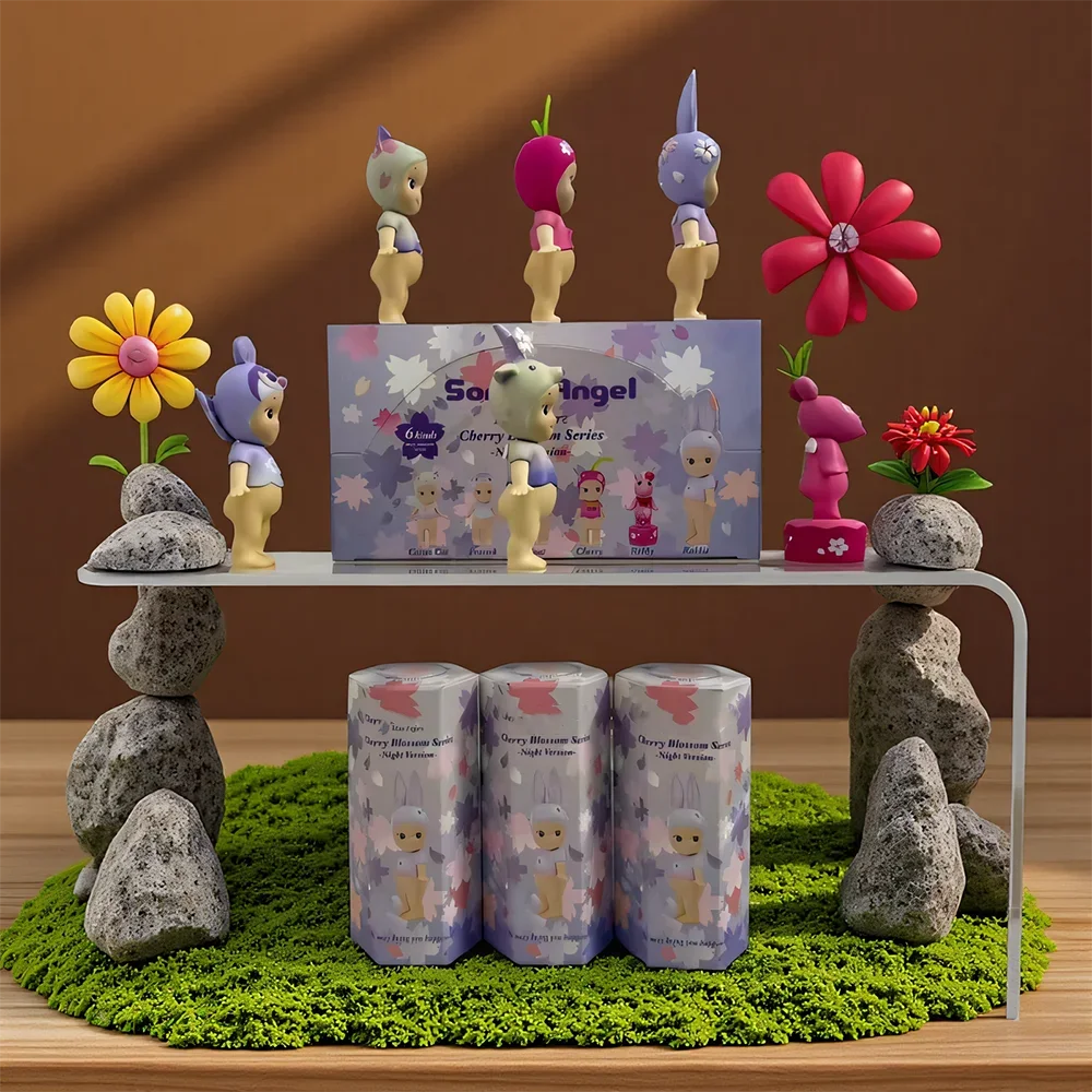جديد حار جودة عالية سوني الملاك شخصية صغيرة زهر الكرز سلسلة صندوق أعمى لطيف أنيمي صغير ديكور الأطفال مفاجأة هدية #4