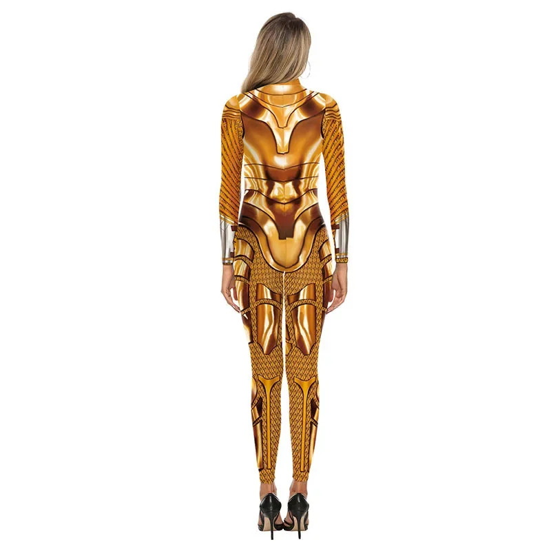 The Wonder is Magic Woman Movie Patten 3D-Druck Sexy Bodys Superheld Langarm Halloween Party Cosplay Kostüm