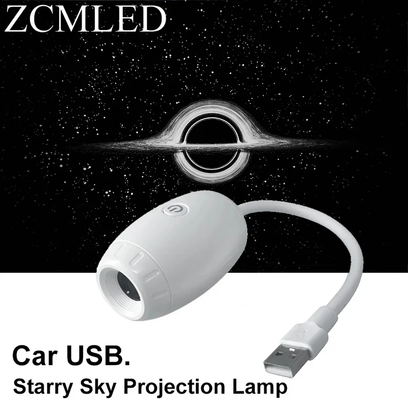 Proyector USB de Galaxia, Lámpara Nocturna, Luz Ambiental para Auto, Artículos Geniales para Dormitorio, Lámpara LED de Estrellas, Decoración para Fiestas, Hogar, Juegos, Saturno