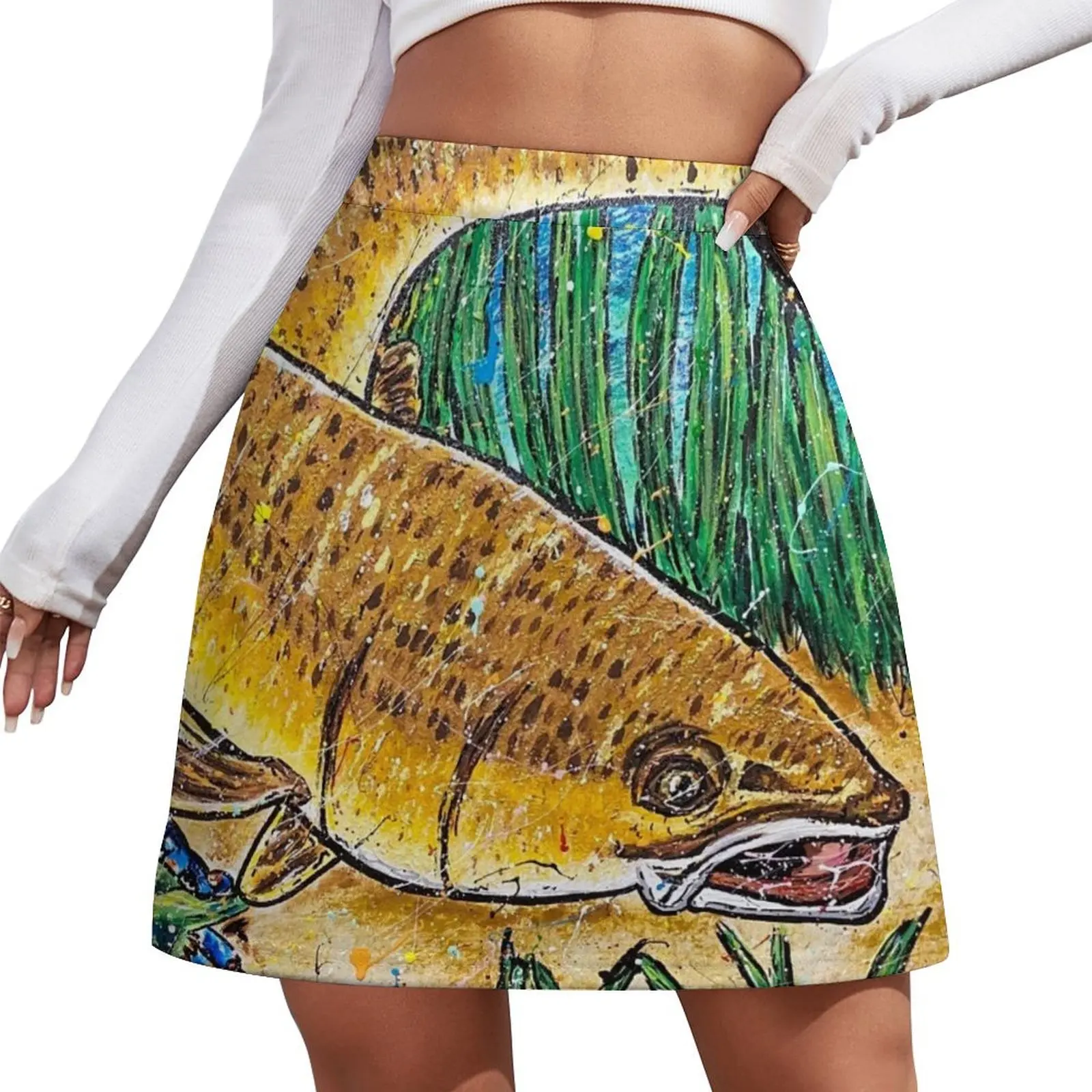 

Redfish Mini Skirt skirts for women Women clothing micro mini skirt extreme korean style clothes women 2026