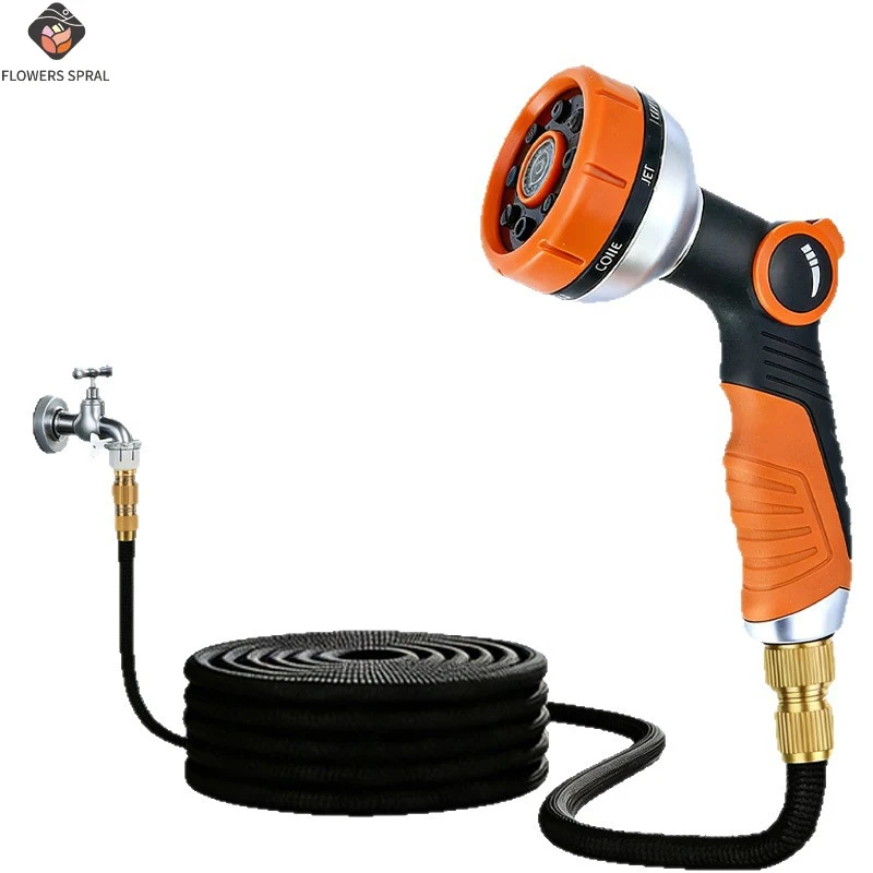 Heavy Duty Multi-Mode Spray Gun, Adjustable Garden Hose Nozzle, Ergonomic Grip, Suitable For Car Cleaning And Garden Watering