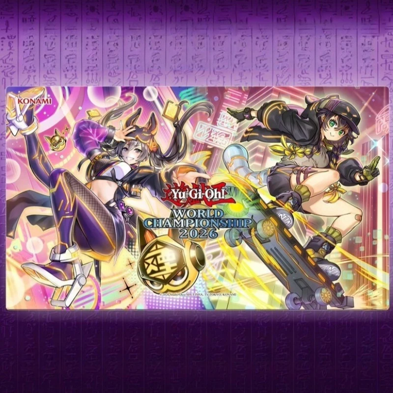 2MM Original DIY Yugioh I:P Masquerena & S:P Little Knight Play Mat Yu-Gi-Oh! TCG OCG Trading Card Game Mat Rubber Mouse Pad
