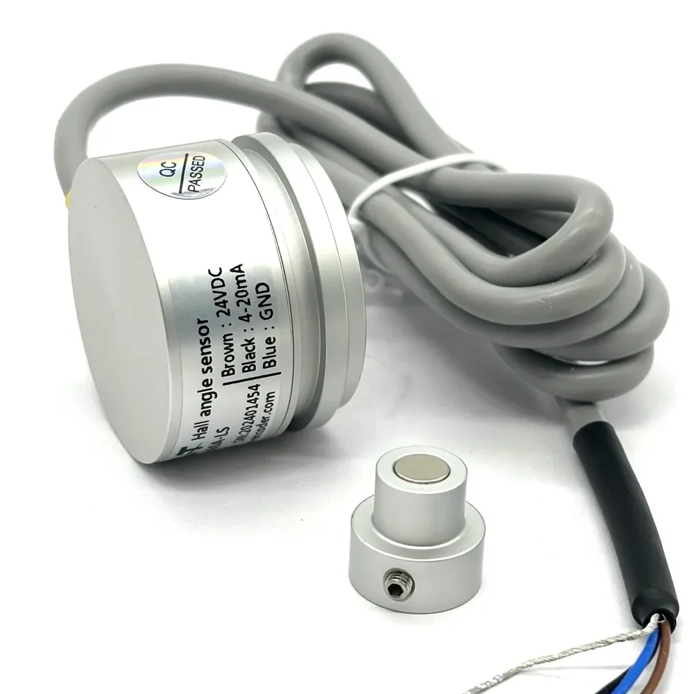 Customizable Hall Angle Sensor 24v Power Supply 90/180/270/360 Degree 4-20mAh/SSI/SPI/0-5V/1-5V Output M136-C360A-LS