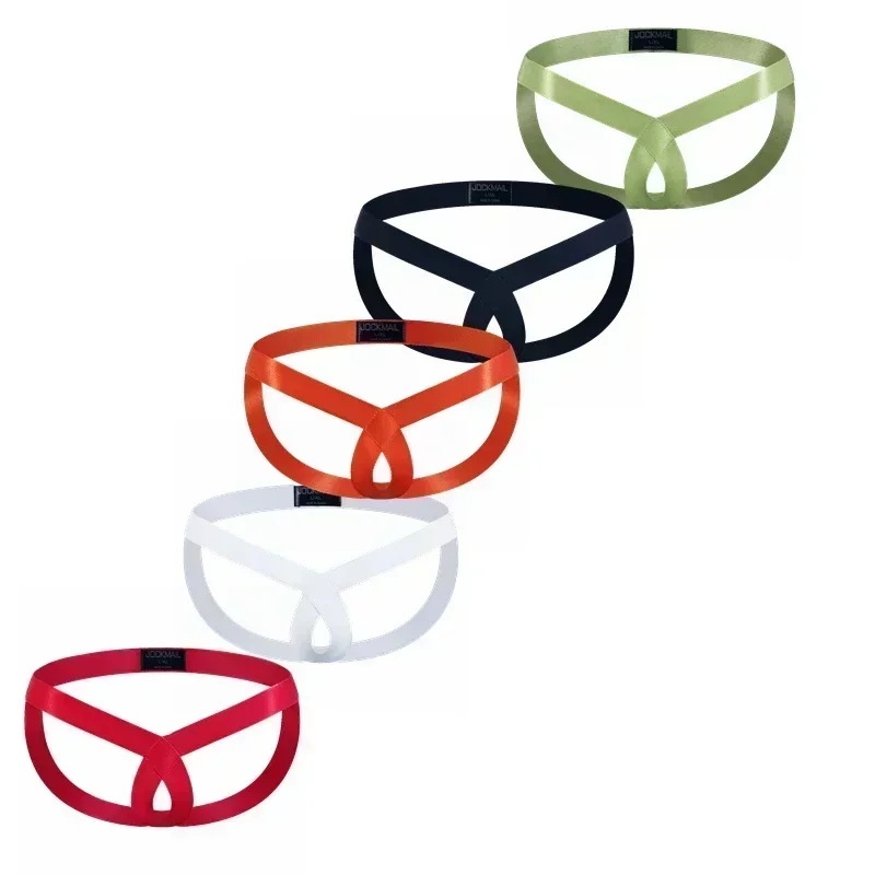 

5 шт., мужские трусы-танга с Т-образной застежкой