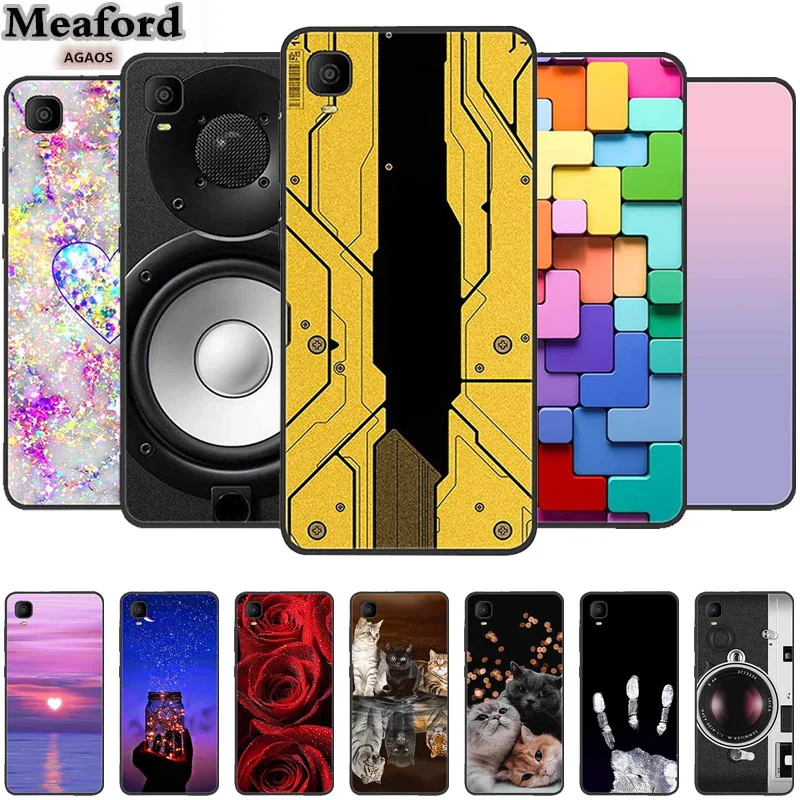 For TCL A30 Case Luxury TPU Soft Silicone Phone Back Cover for TCL A3 5.5