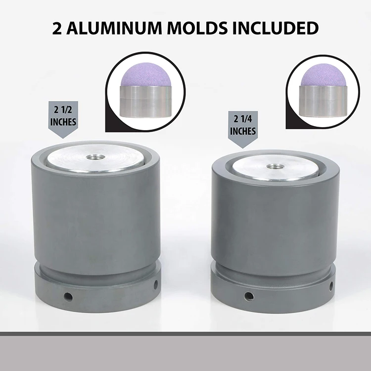 Home Small Spa Bath Bomb Ball Machine DIY Stainless Steel Bath Bomb Press Stainless With 2 Aluminum Molds Bath Bomb Molds