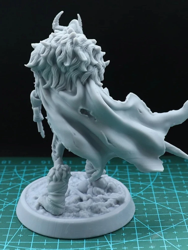 1/24 75 مللي متر 1/18 100 مللي متر الراتنج نموذج أطقم الهيكل العظمي مصاص دماء المحارب الشكل النحت غير مصبوغ لا لون RW-398