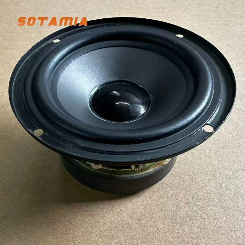 

SOTAMIA 1 шт. 4-дюймовый средний басовый динамик 8 Ом 30 Вт круглый умный голосовой динамик DIY автомобильный Bluetooth динамик модификация