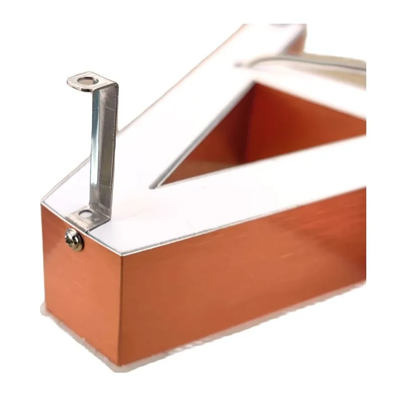 ​201 Stainless Steel U-Backlight Lamp Holder, For LED Light-Emitting Sign Installation, 100 PCS/Bag