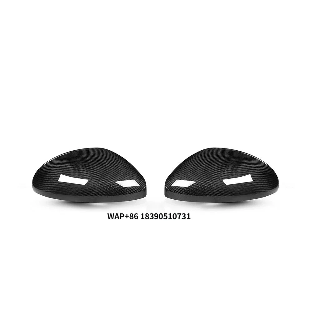 

Gloss Dry Carbon Fiber Mirror Caps for 718 Cayman Boxster Year 2016-2021 Dry Carbon
