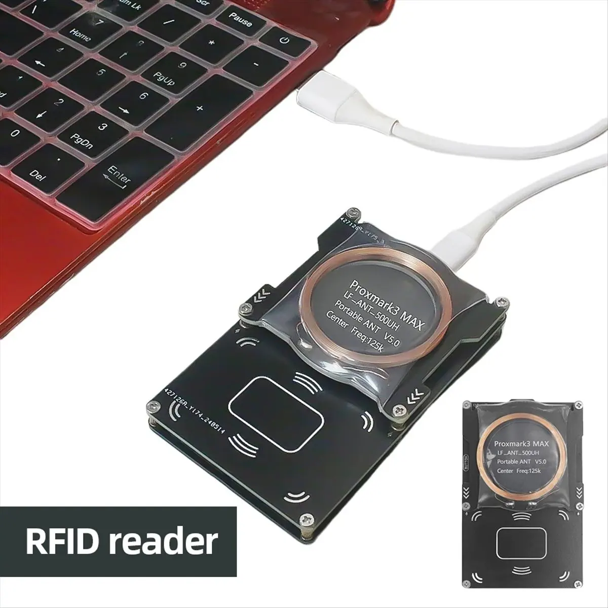 HAPPYDAY~ Proxmark3 MAX Set Key Copier 13.56Mhz 125Khz Badge Reader IC ID NFC Tag Decryption Duplicator NFC Smart Card Writer