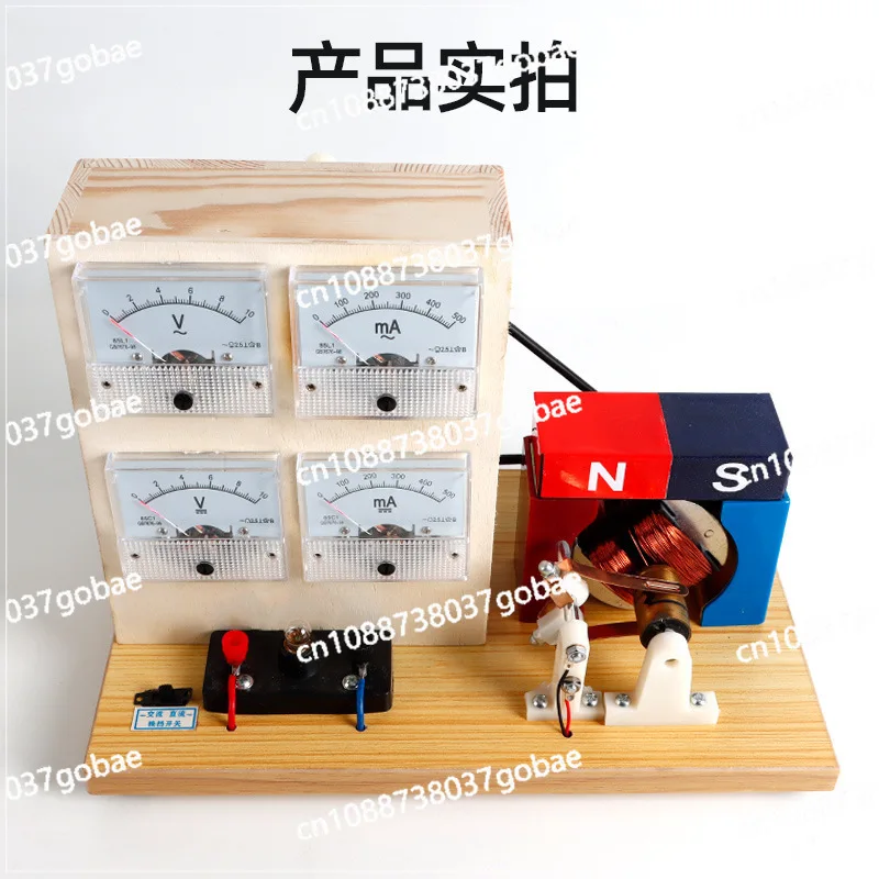 Physical Science Teaching Demonstration Hand AC/DC Generator Model Magnet