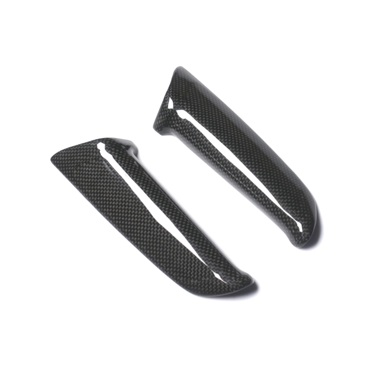 2PCS Interior Door Pull Handle Bar Cover Handrail Trim For Porsche 911 992 2019-2025