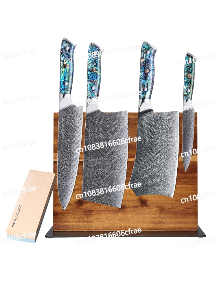 

Leather Steel Knife and Kitchen Knife Set Professional Full Set Combination Household Knife Set