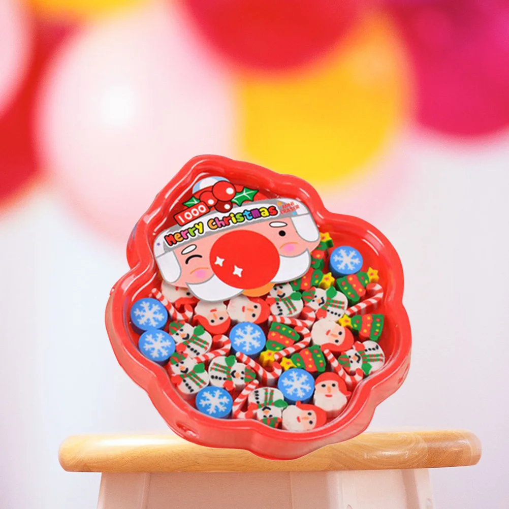 

Cute Santa Claus Erasers 12 Units Christmas Themed Pencil Erasers for Pupils Office Workers Holiday Gifts School Supplies