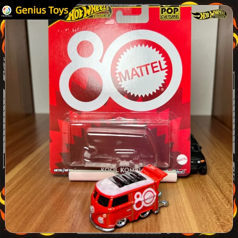 

Оригинальные Hot Wheels Premium KOOL KOMBI, ограниченная серия 80-летия, поп-культура, металлическая коллекционная модель автомобиля 1/64, литая под давлением, игрушки для автомобиля