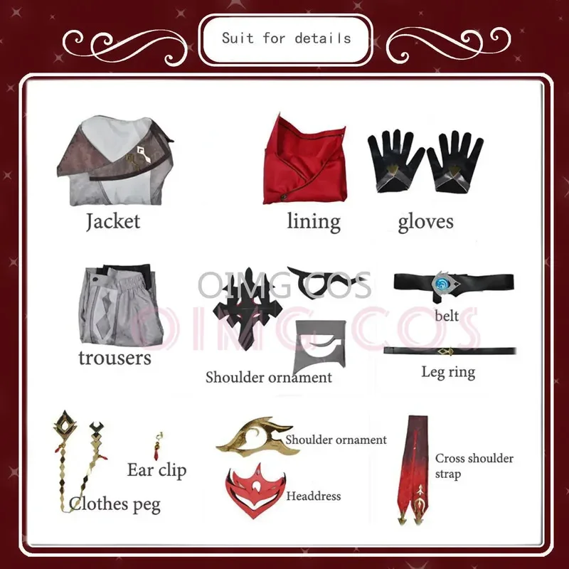 

CyGenshin Impact Tartaglia Косплей Костюм Униформа Парик Аниме Обувь Костюмы на Хэллоуин для мужчин Игра