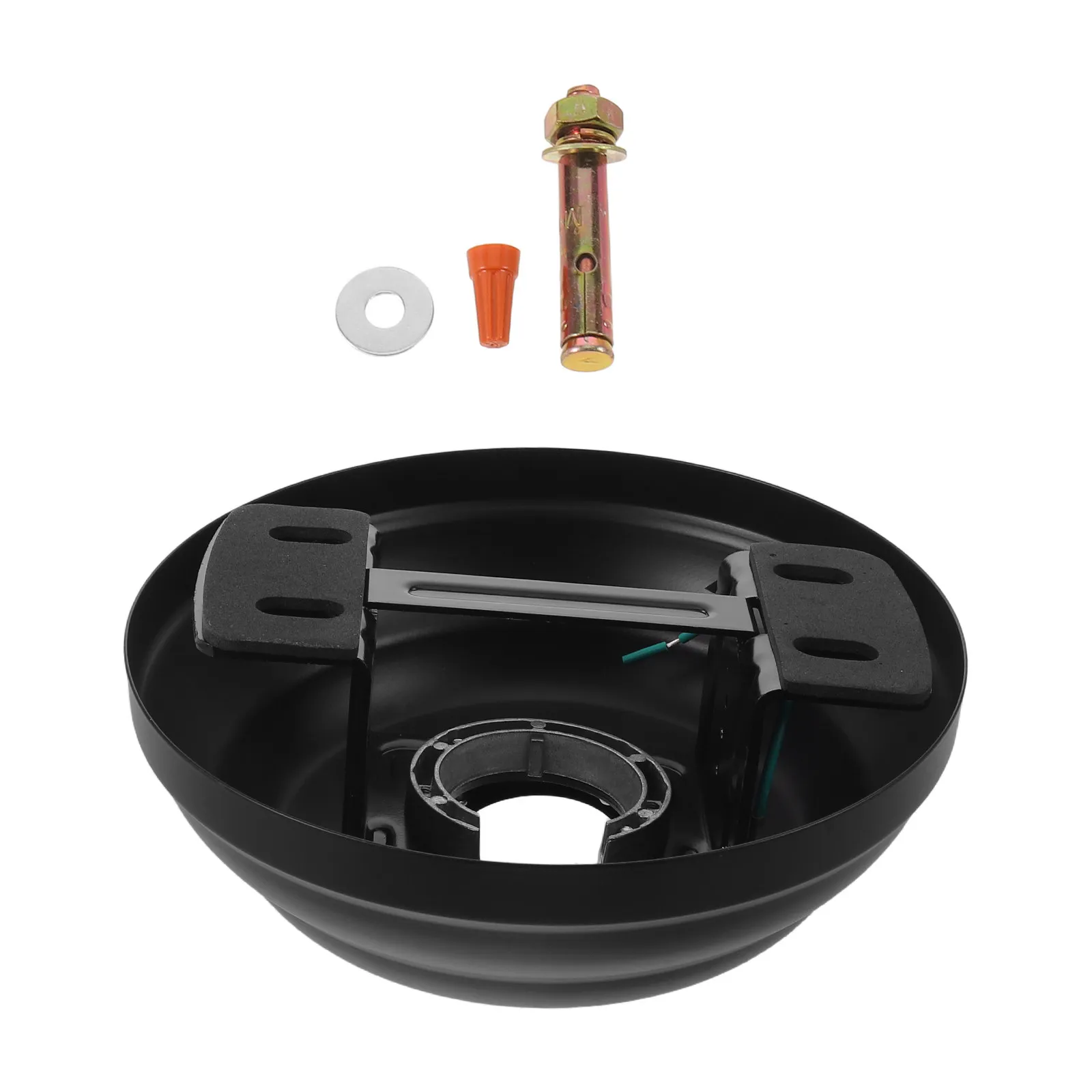 1Set Ceiling Fan Hanger Bracket Metal Mounting Plate Heavy Duty Ceiling Mounting Hardware Stable Support for Fan Light Fixture