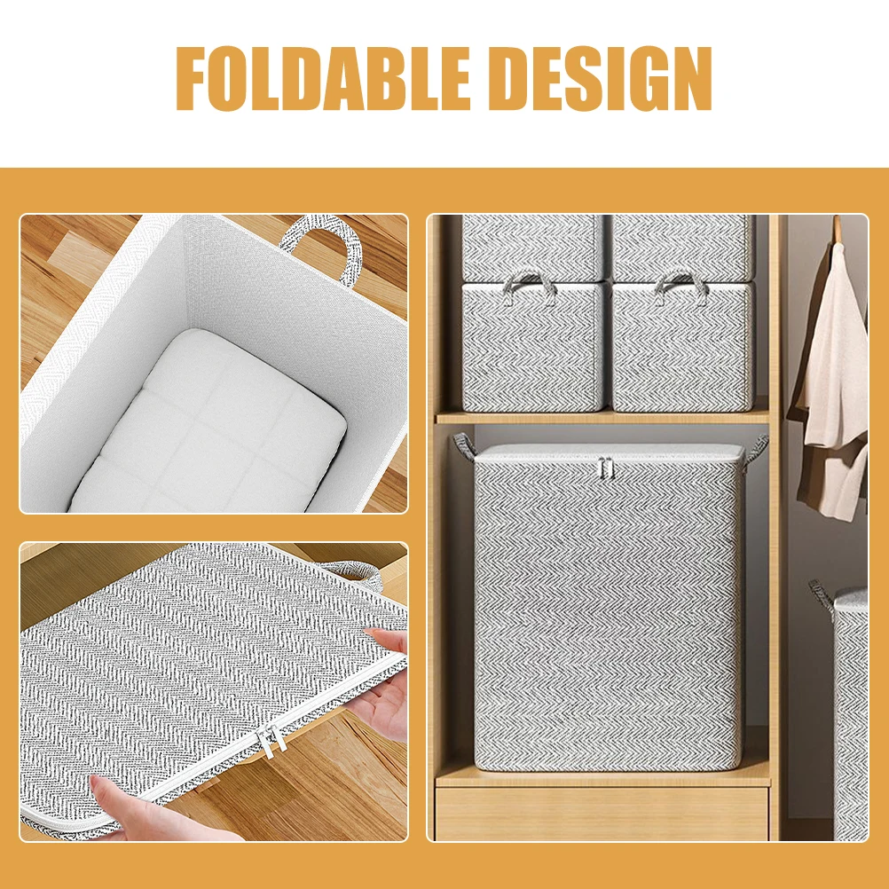 

220L Large Capacity Bedding Storage Bag Foldable Fabric Organizer Blanket Quilt Clothes Non Woven Bag Travel