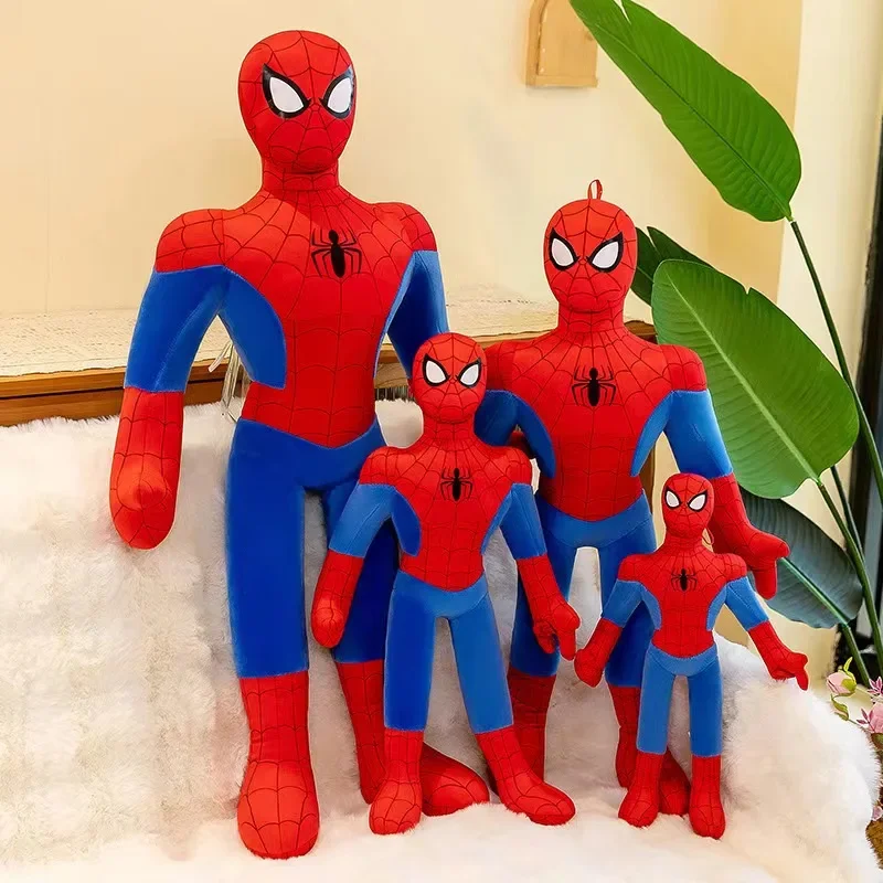 40-120Cm Nieuwe Disney Spider-Man Speelgoed Anime Pop Cool Superhelden Cartoon Gevulde Peter Parker Metgezel Verjaardagscadeau Voor Kinderen