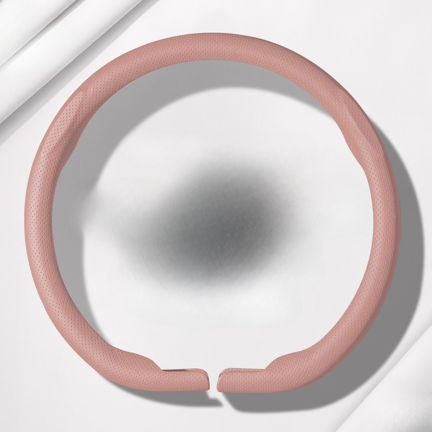 

Suitable for BYD Leopard 8 Leather Hand-free Sewing Steering Wheel Cover Non-slip Four Season Universal Ultrathin