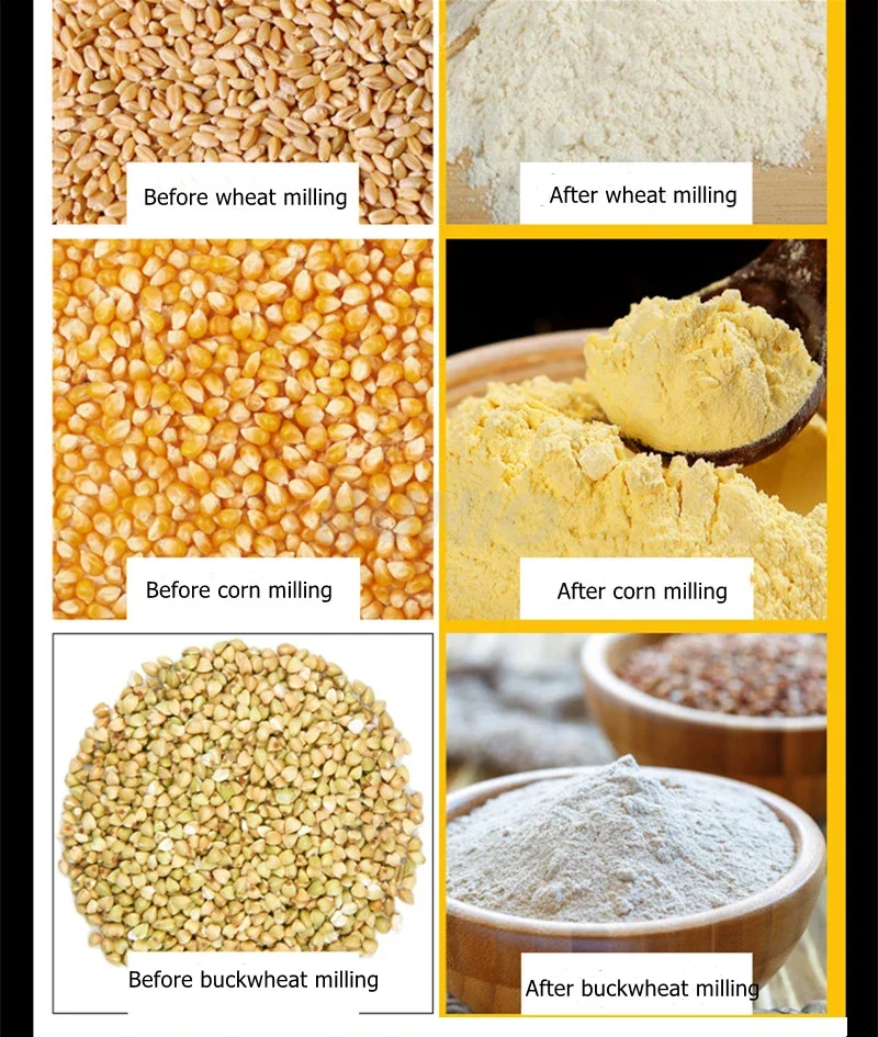 Premium Wanma Mini Grain Grinder Wheat Corn Rice Flour & Noodle Milling Equipment