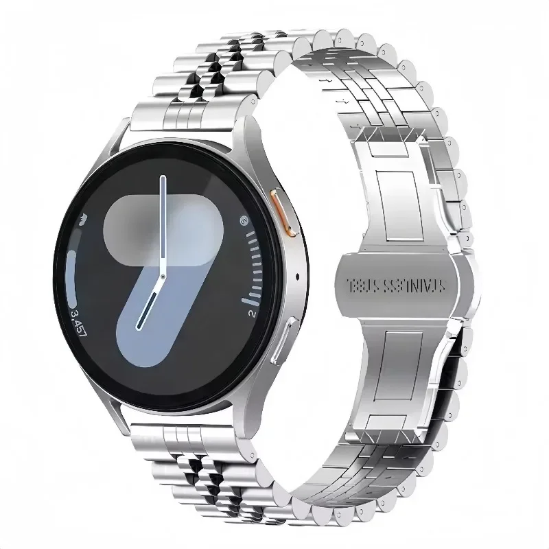 20/22 mm Edelstahlarmband für Samsung Galaxy Watch 7 6 5 4 44 mm 40 mm/Huawei Watch 4/3 Armband für Xiaomi Watch S4/S3/S1