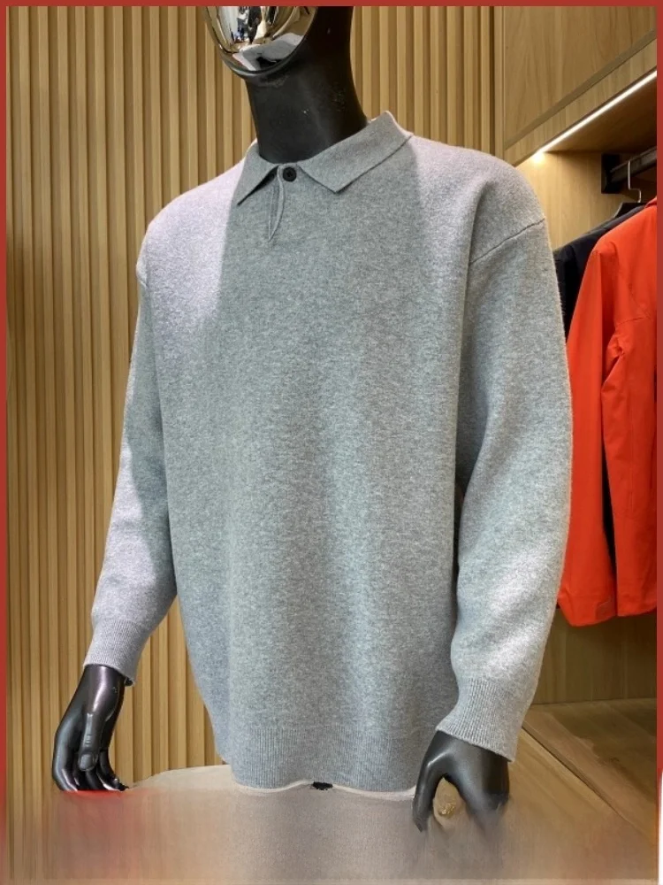 

Итальянский мужской трикотаж Ne l, легкий, роскошный, модный, повседневный, модный, модный, модный, городской, из древесное волокно